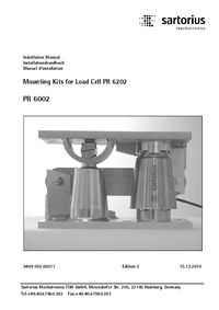 Thumbnail of document M pr6202 mounting kits for load cell installation manual 17540